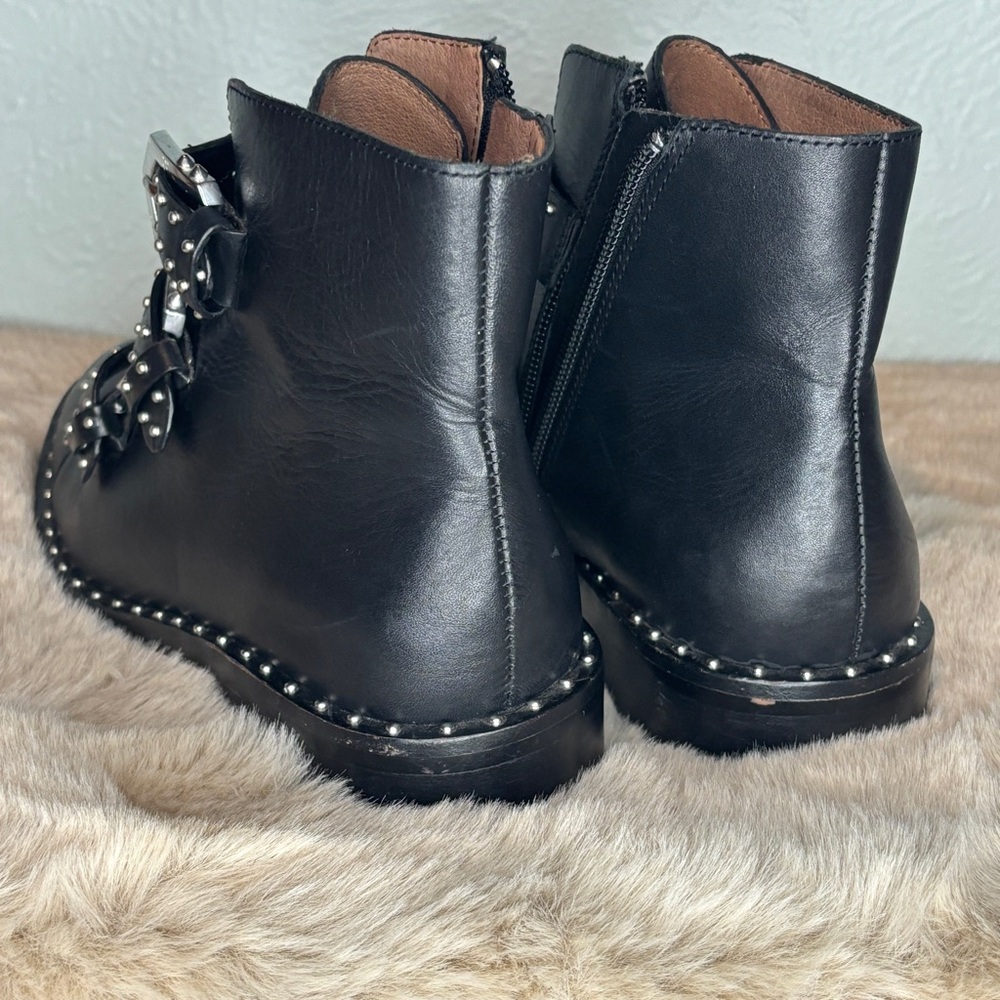 Gianni Rini Studded Booties‎ w/ Buckles Black Size 6 - Picture 14 of 15